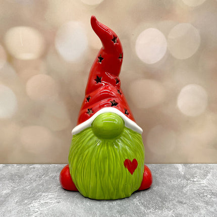 GNOME LANTERN GREEN SANTA