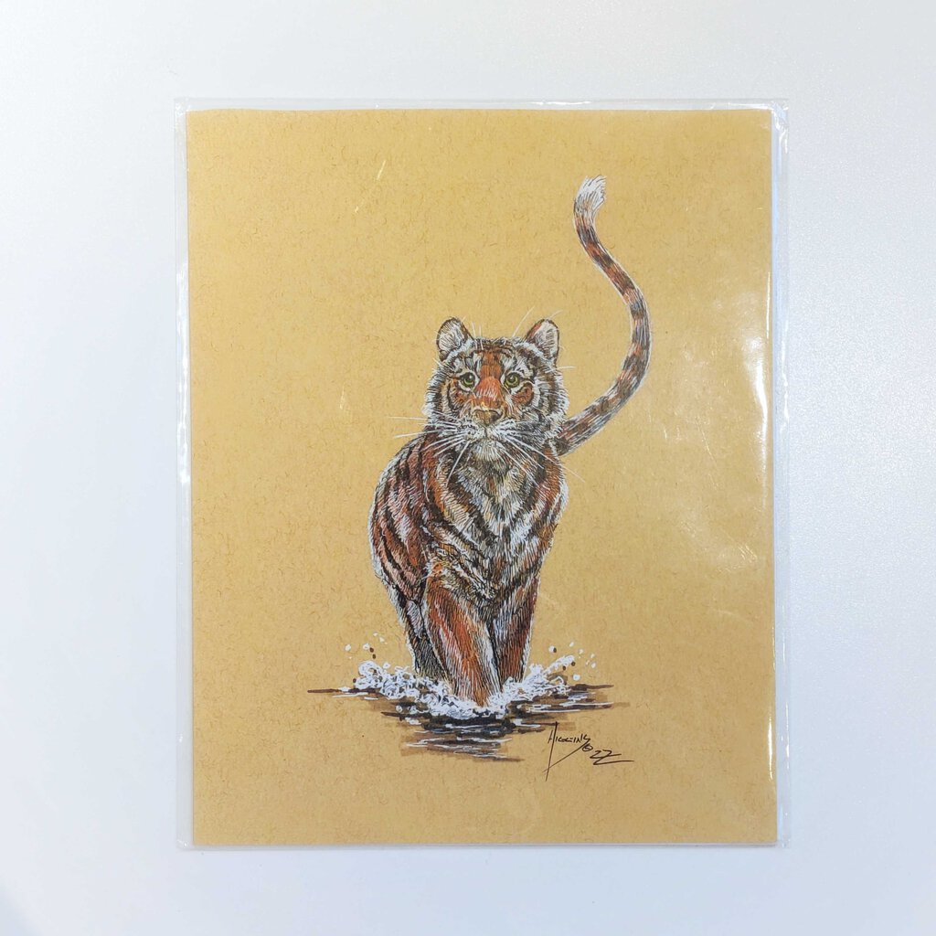 Tiger Tail Art Print