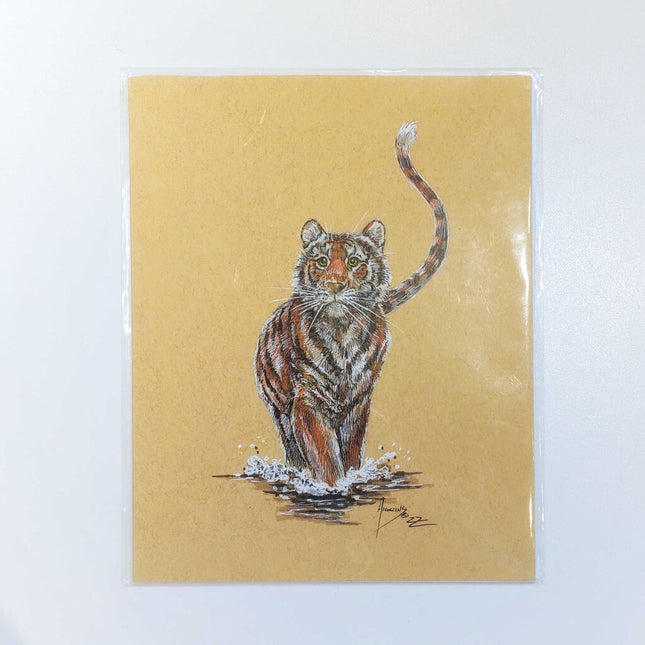 Tiger Tail Art Print