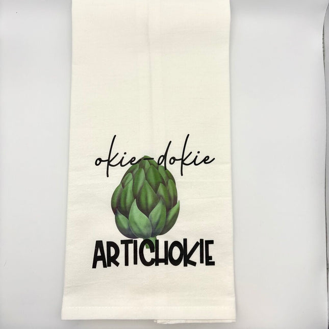 ARTICHOKE FLOUR SACK DISHTOWEL