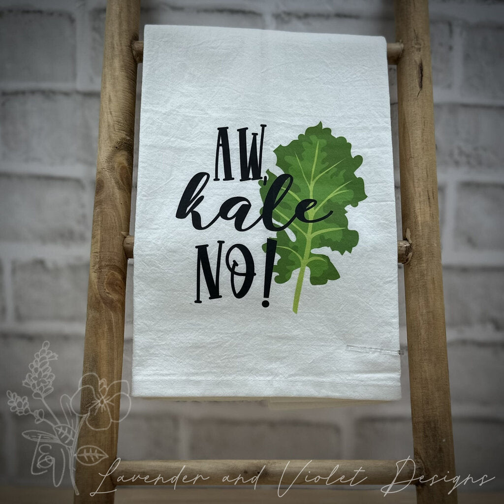 KALE FLOUR SACK DISHTOWEL