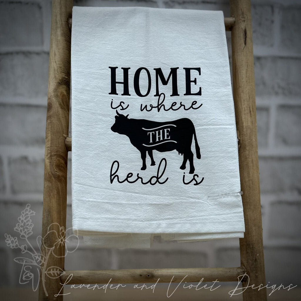 HOME HERD FLOUR SACK DISHTOWEL