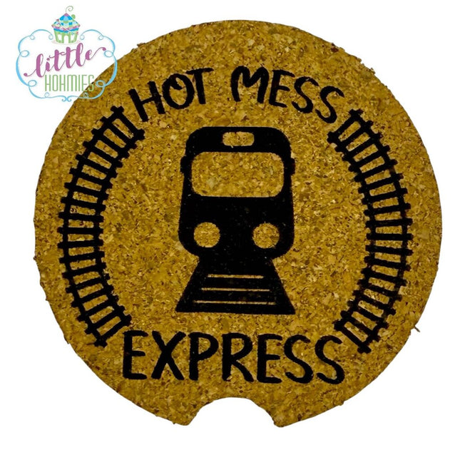 Cork Car Coaster CCC - HOT MESS EXPRESS