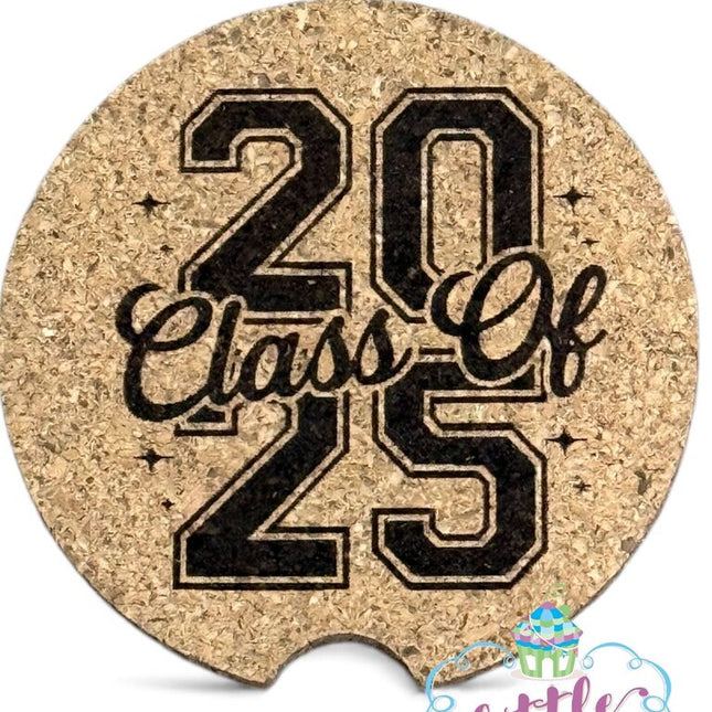 Cork Car Coaster CCC - Graduation