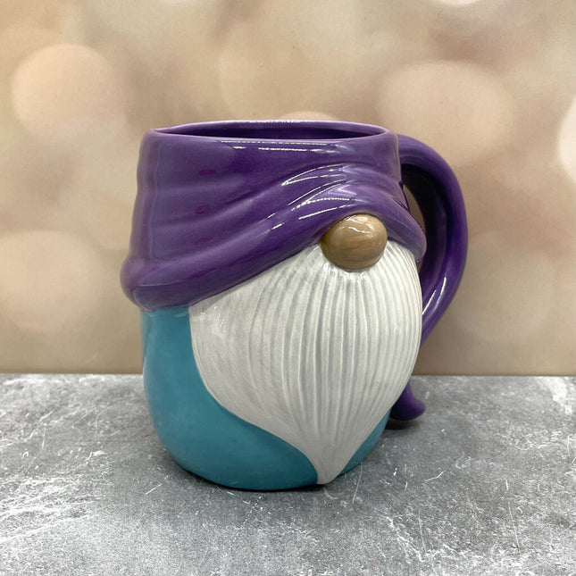 GNOME MUG PURPLE B BLUE