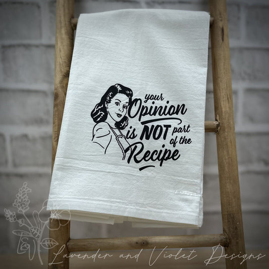 OPINION FLOUR SACK DISHTOWEL