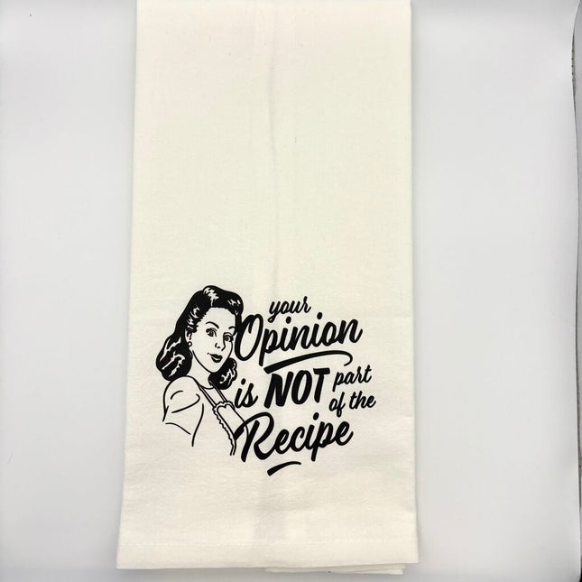 OPINION FLOUR SACK DISHTOWEL