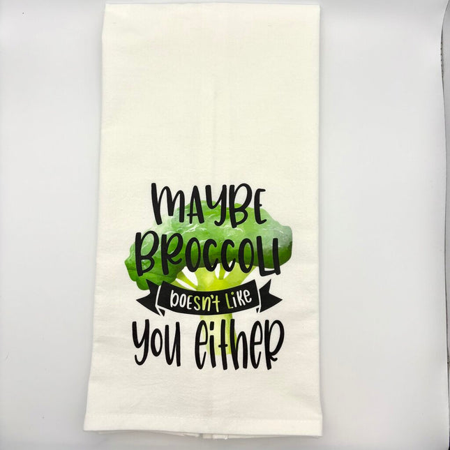 BROCCOLI FLOUR SACK DISHTOWEL