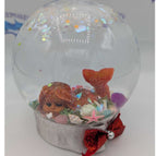 orange sleeping mermaid