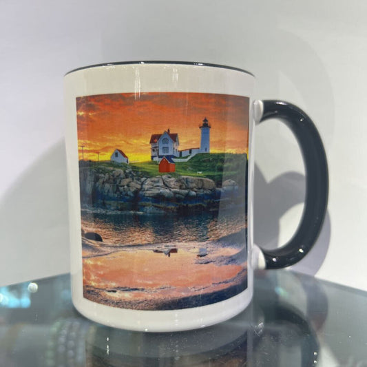 Mug light house sunset 11oz