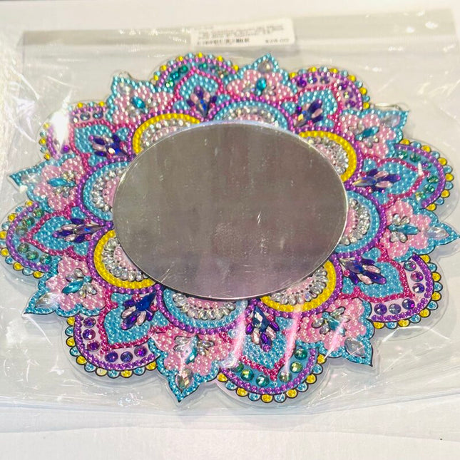 Mirror - 5D Diamond Art - Pinky-Blue