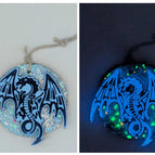 dark/light blue dragon