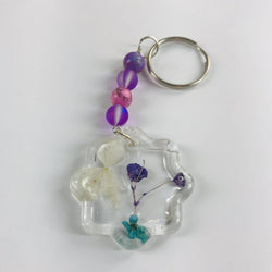 Resin Flower Keychain - view 3