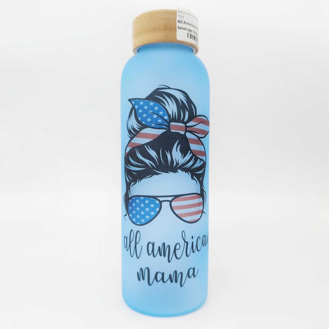 All American Mama Glass Beverage Holder
