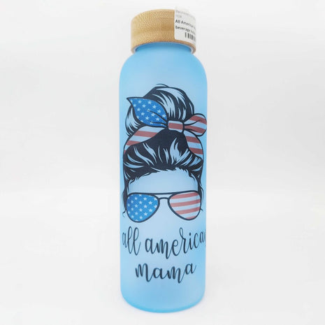 All American Mama Glass Beverage Holder