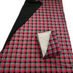 Red/Black/Gray Flannel w Black Fleece