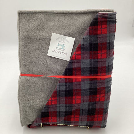 BLANKET - Red/Gray/Black w/ Gray