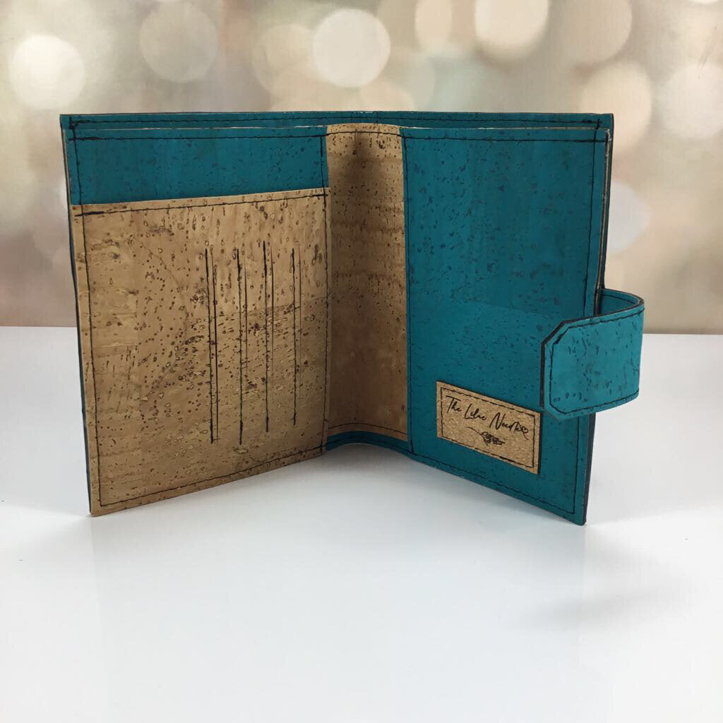 Passport Wallet - Blue/Natural