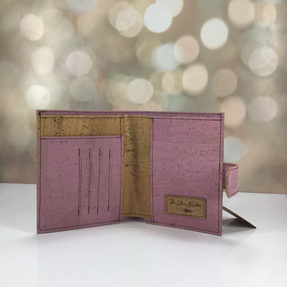 Cork Passport Wallet - Light Purple / Surface