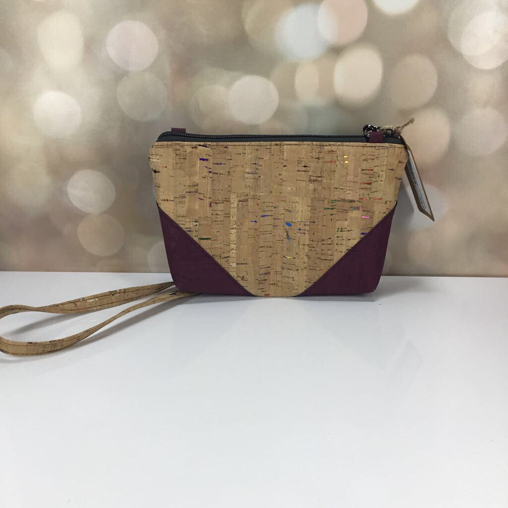 Paradigm Crossbody - Purple with Natural rainbow flakes