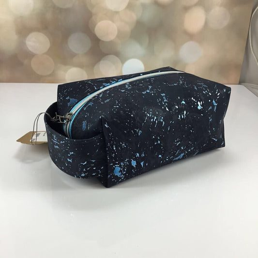 Toiletry Bag - Marbled Blue