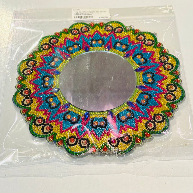 Mirror - 5D Diamond Art - Yellow/Pink/Blue