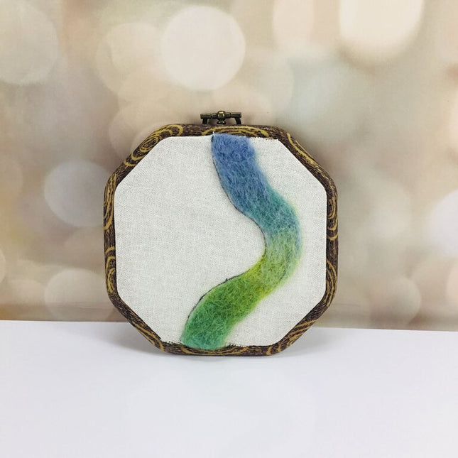Wool Painting Nature Swirl