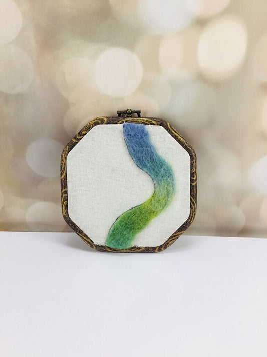 Wool Painting Nature Swirl