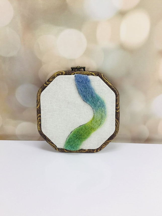 Wool Painting Nature Swirl