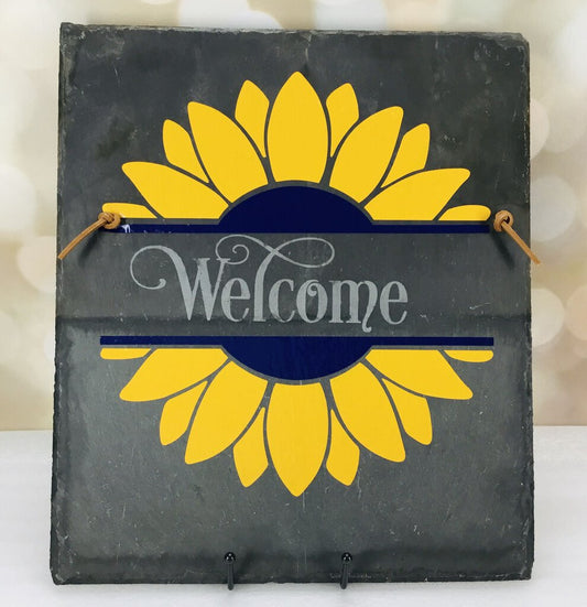 Large Slate Welcome Sign