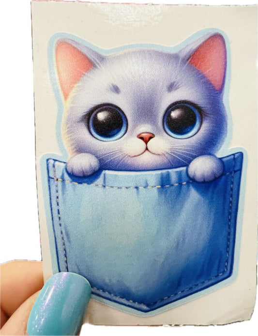 Sticker - Russian Blue Pocket