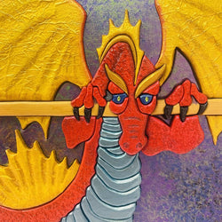 Large Hanging Dragon - view 2