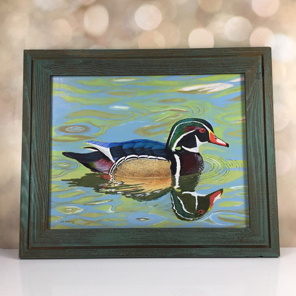 Acrylic Painting, Wood Duck