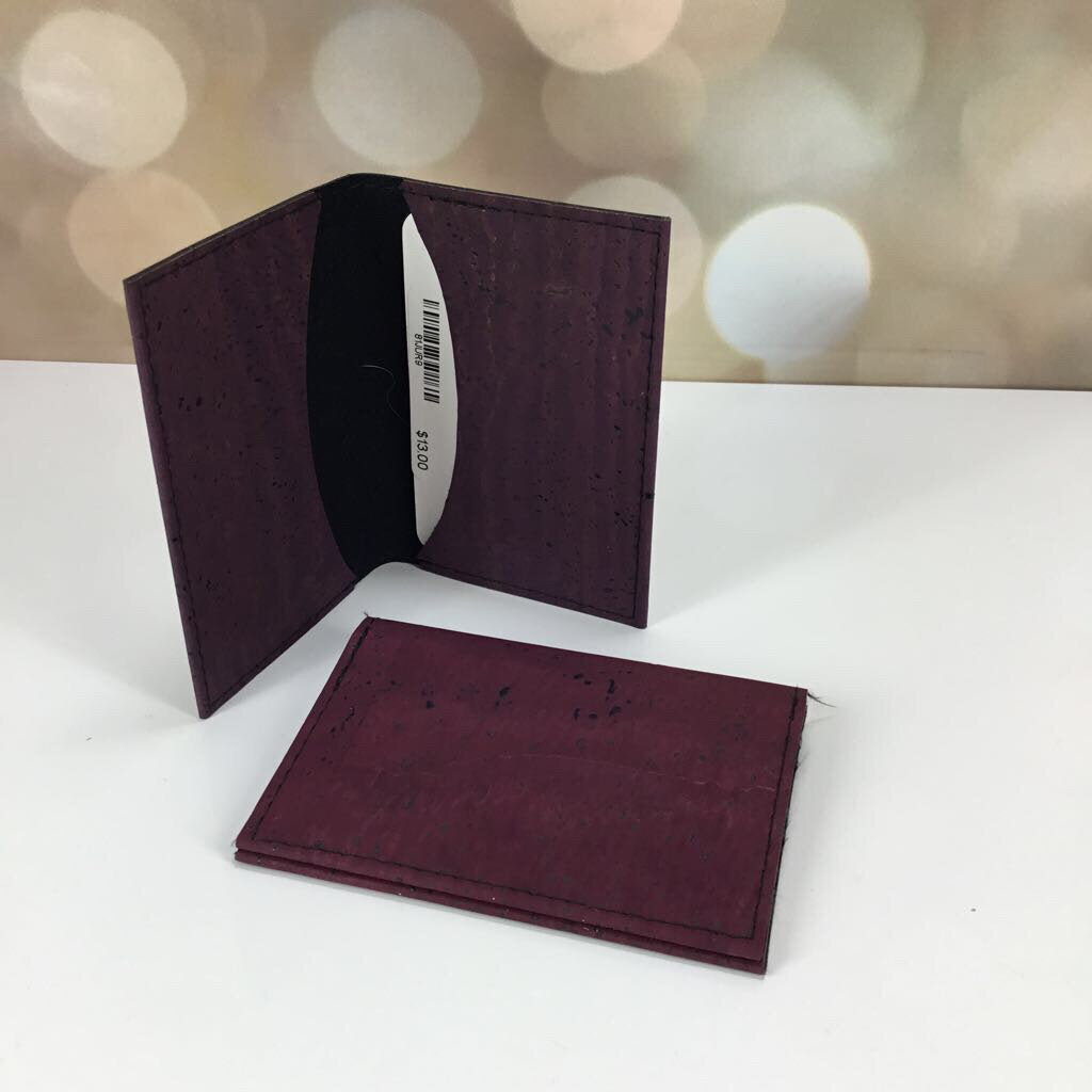 Slim Card Holder - Eggplant