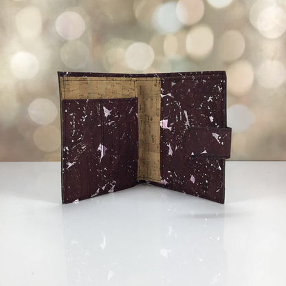 Passport Wallet - Marbled Wine