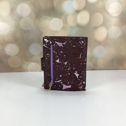 Passport Wallet - Marbled Wine