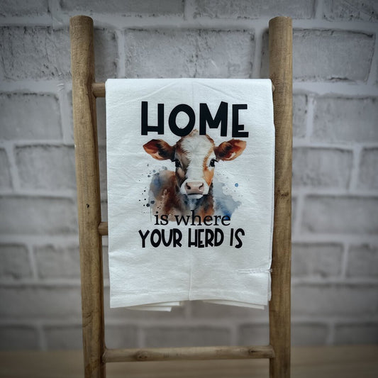 YOUR HERD FLOUR SACK DISHTOWEL