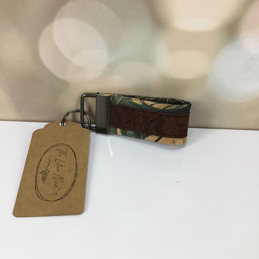 Pocket Key Fob - leaves with chocolate