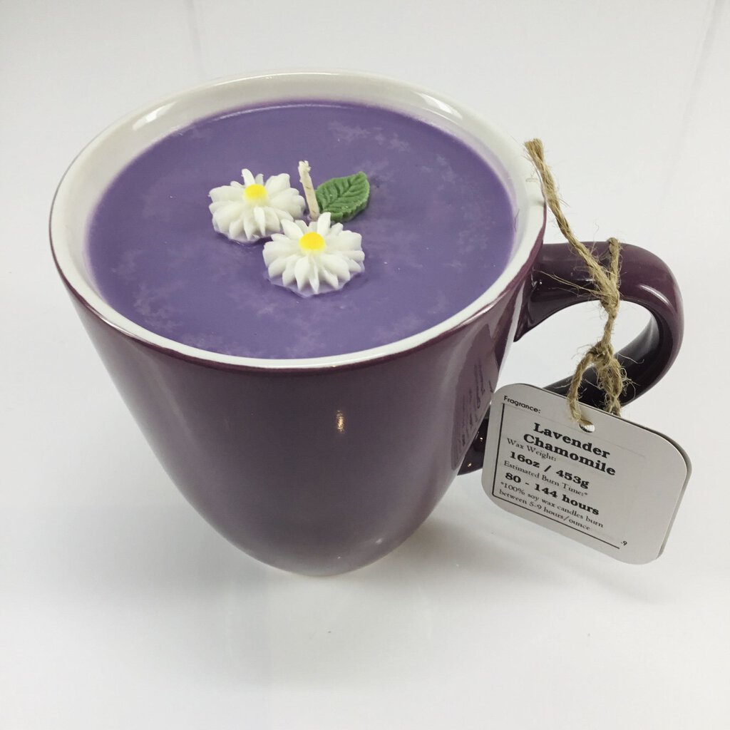 Lavender Chamomile - Mug Candle - 100% Soy Wax