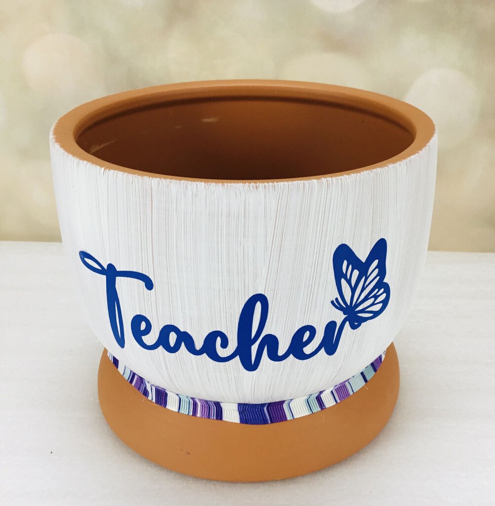 Teacher Butterfly Pot