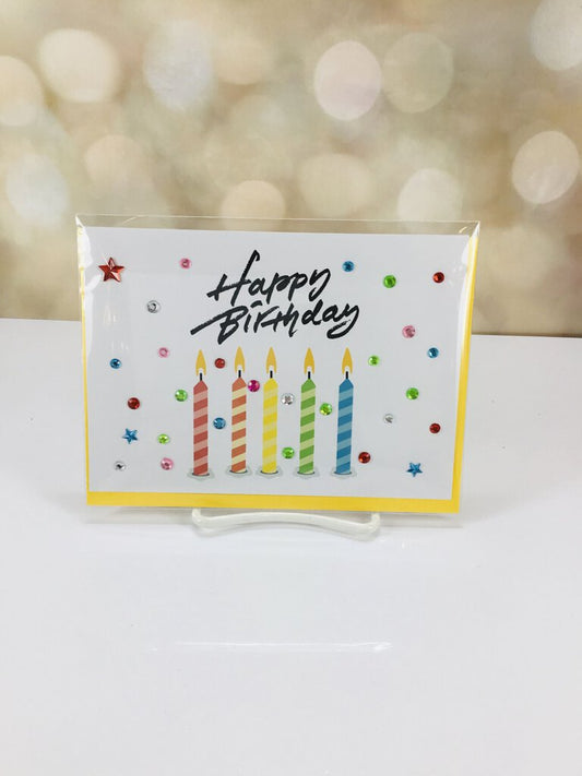 Birthday Candles Greeting Card