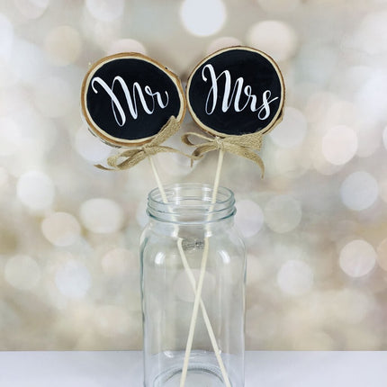 MR and MRS WEDDING CENTERPIECE, WEDDING PHOTO PROP