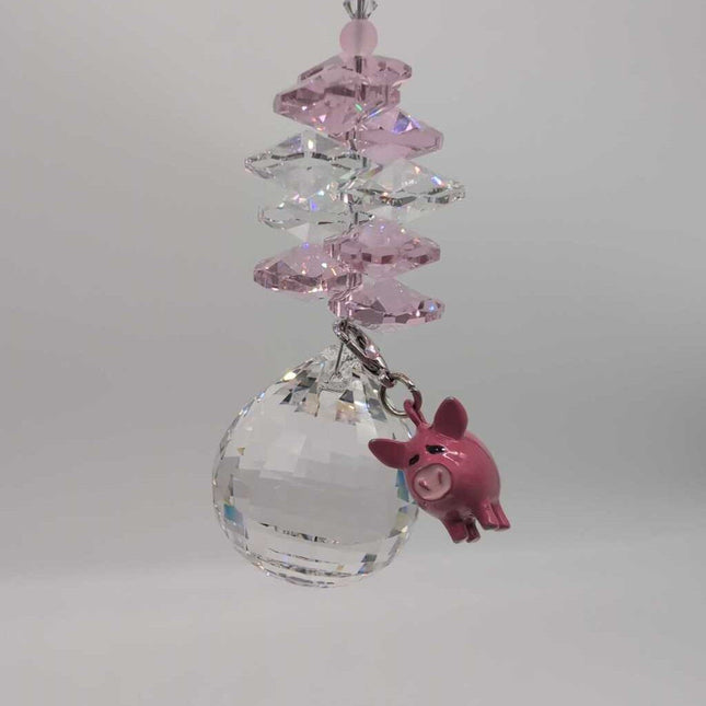 PINK PIG Suncatcher 30mm