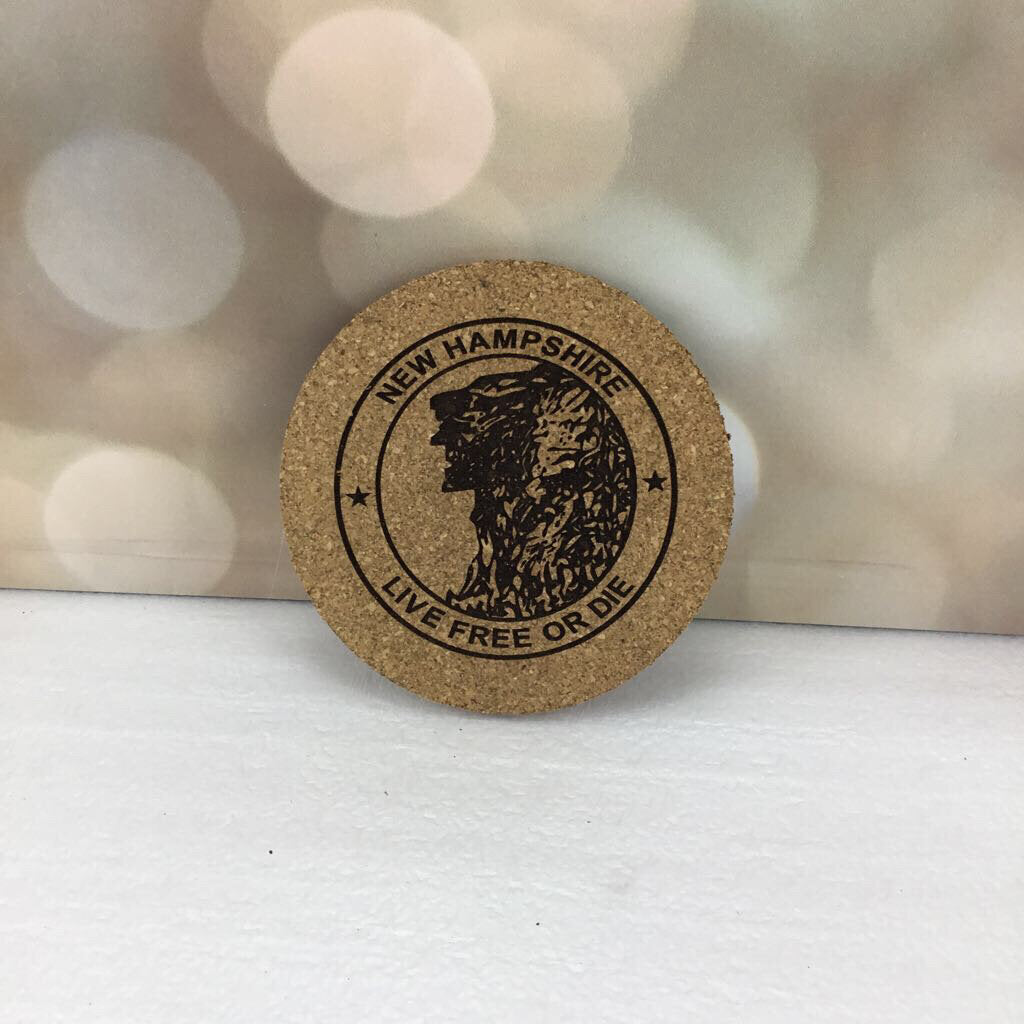 OLD MAN 4" Round Cork Coaster