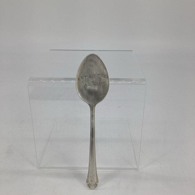 Plant marker "Staying Alive"