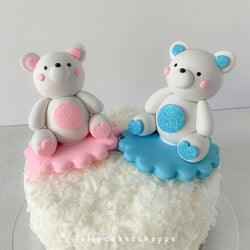 BABY BEAR CAKE TOPPER FOR GIRL - view 4