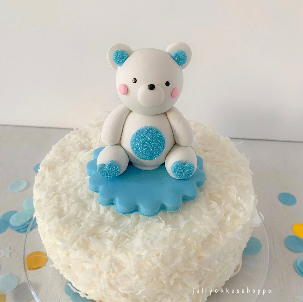 BABY BEAR CAKE TOPPER FOR BOY