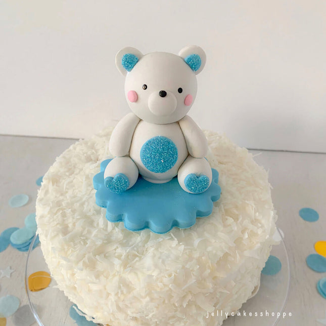 BABY BEAR CAKE TOPPER FOR BOY