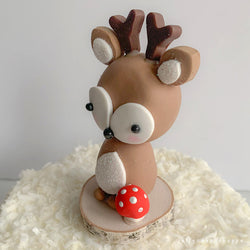 WOODLAND DEER BOY CAKE TOPPER - view 2