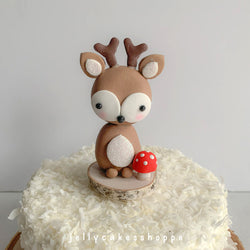 WOODLAND DEER BOY CAKE TOPPER - view 1